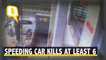 Speeding Car Rams into People Waiting at a Bus Stop