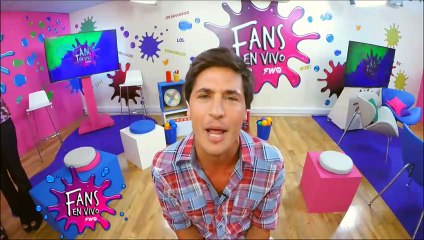 Natalie Perez de visita en Fans En Vivo