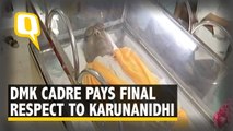 #RIPKalaignar: DMK Cadre Pays Homage to Karunanidhi | The Quint