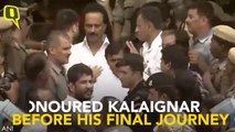 Political Leaders, Stars Visit Kalaignar Karunanidhi One Last Time