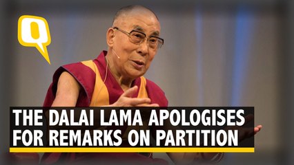 If I Said Something Wrong, I Apologise: Dalai Lama