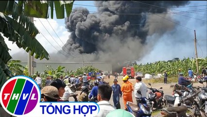 THVL | Hỏa hoạn thiêu rụi công ty sản xuất bao nilông tại Đồng Nai