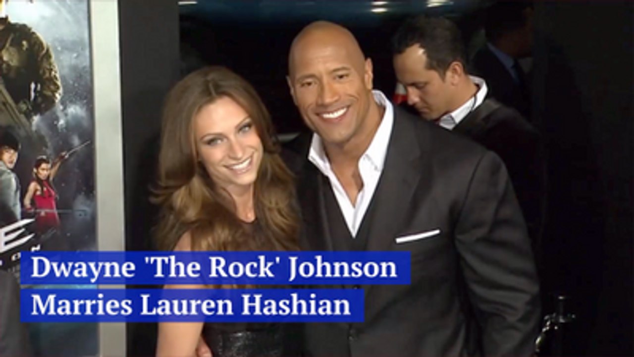 Dwayne Johnson Is Now A Married Man