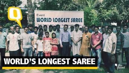 What Does It Take To Make The Longest Saree In The World?
