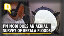 PM Modi Does Aerial Survey of Flood Situation in Kerala