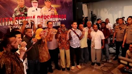 Forkopimda Jatim Gelar Pertemuan dengan Warga Papua yang Ada di Jawa Timur