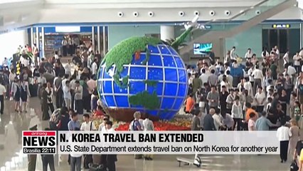 U.S. extends travel ban on N. Korea for another year: Report