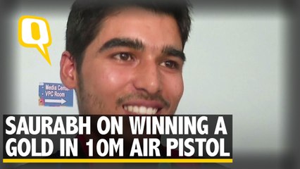 16-Year-Old Saurabh on Winning a Gold in 10m Air Pistol Event