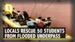Dausa: 50 Students Rescued From Bus Trapped in Flooded Underpass
