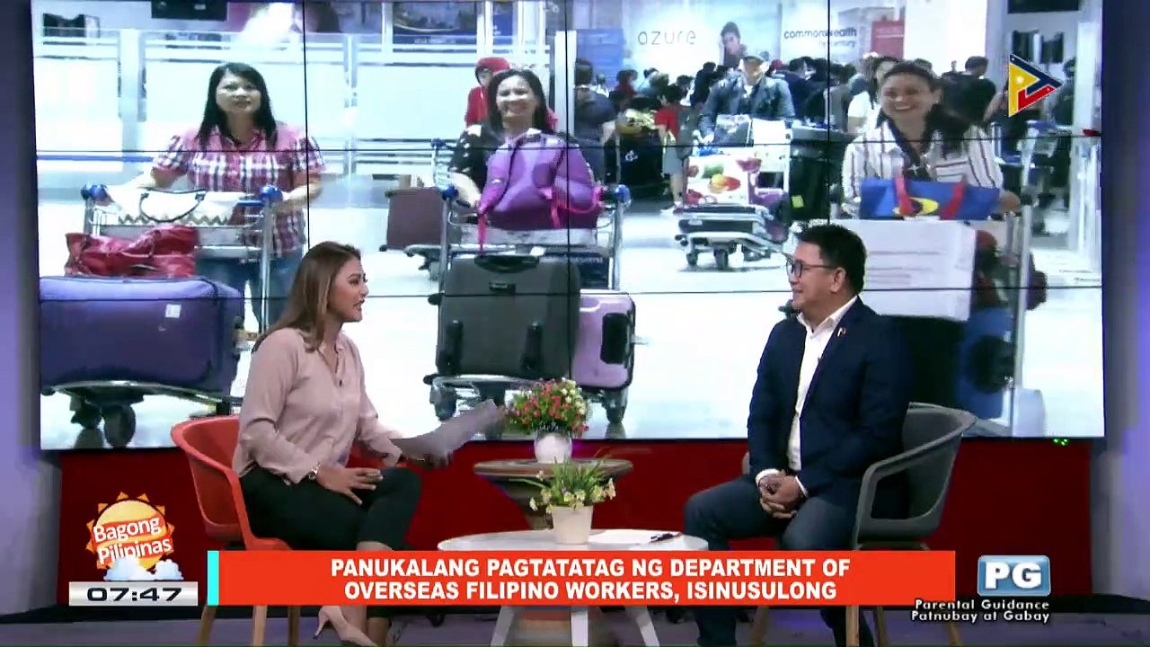ON THE SPOT: Panukalang pagtatatag ng Department of Overseas Filipino Workers, isinusulong