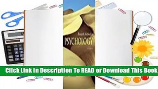 Online Research Methods in Psychology  For Full