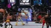 royal rumble 30 men over the top rope match part 3