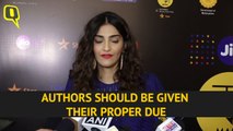 “Authors should be given their due” says Sonam Kapoor at MAMI