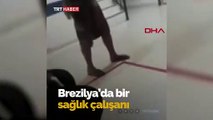 Brezilya'da sağlık çalışanı hastayı tokatladı