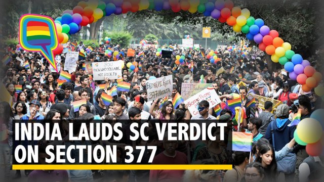 From Bhopal to Hyderabad, Indians Hail The Section 377 Verdict