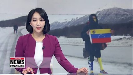 One-legged Venezuelan man walks 14,000 km across South America