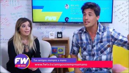 Malena Sanchez y Gaston Cocchiarale de "Tus amigos siempre a mano"