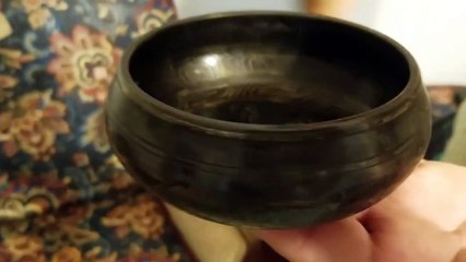4" Buddha Singing bowl with silk pouch buy from - Mytibetshop