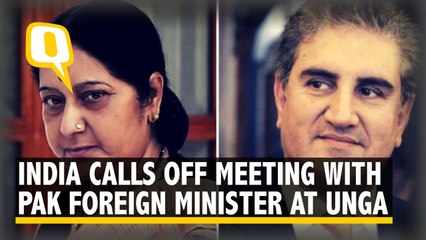 Meeting Between EAM and Pakistan Foreign Minister Called Off