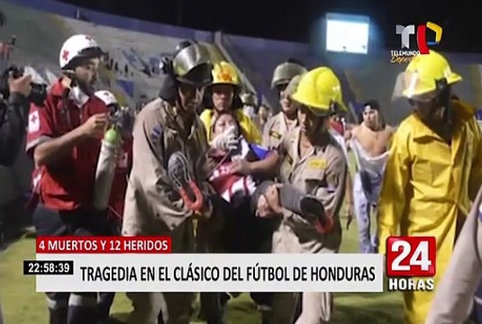 Honduras: cuatro muertos y doce heridos dejó batalla campal previo a clásico de fútbol