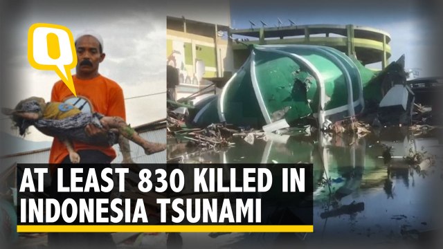 832 Dead in Indonesia Earthquake and Tsunami: Disaster Agency