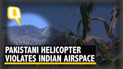 Caught on camera: Pakistani Helicopter Violates Indian Airspace in Poonch