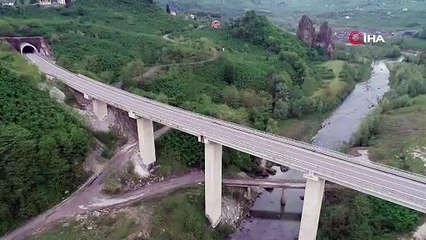 Akdeniz-Karadeniz Yolu'nun Ordu etabı tamamlanıyor