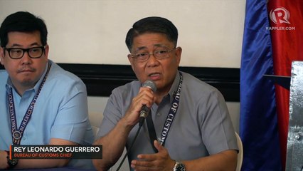 Download Video: Customs chief Guerrero announces internal cleanup updates