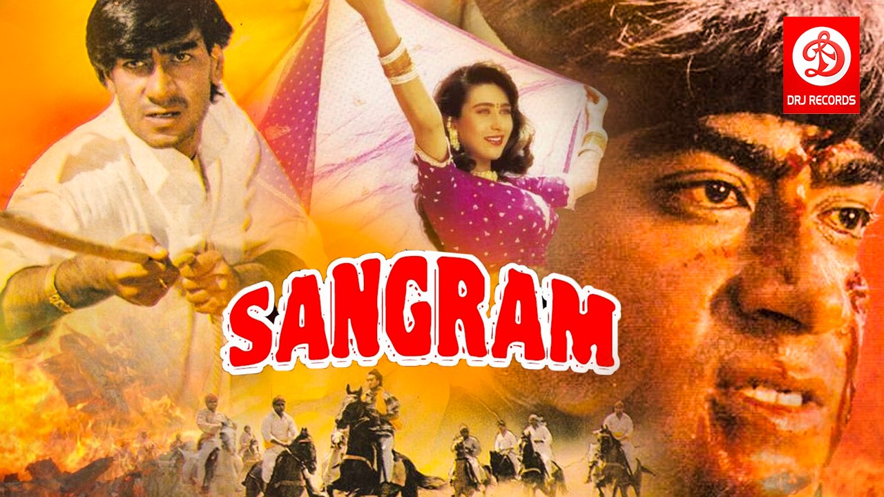Sangram {HD} Full Action Movie | Ajay Devgan, Karishma Kapoor | 90's ...