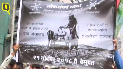 Maha Farmers March to Mumbai Demanding Loan Waivers & Right to the Land They Cultivate
