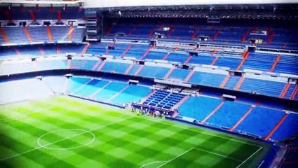 El impresionante estadio del Real Madrid desde adentro