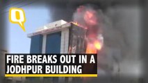 Fire Breaks out in Multi-Storey Building in Jodhpur