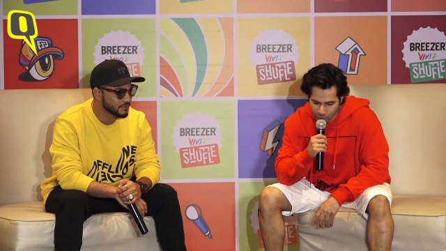 Varun Dhawan and Raftaar at the Breezer Vivid Shuffle Wrap-Up
