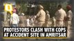 Amritsar Train Accident: Protestors Clash with Police at Site