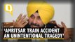 Amritsar Train Accident an Unintended Tragedy: Navjot Singh Sidhu