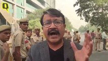 The Quint Reports from outside CBI Premises