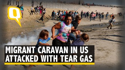 Migrants Tear-Gassed After Allegedly Trying to Breach US Border