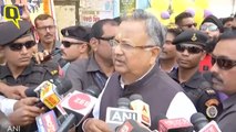 Chattisgarh CM Raman Singh Casts His Vote in Kawardha