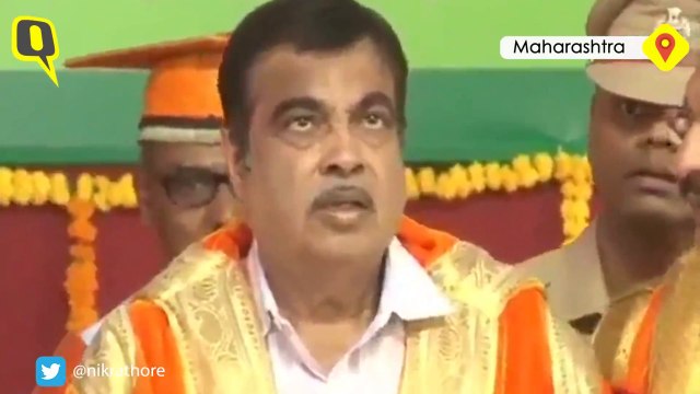 Nitin Gadkari Faints During University Convocation in Maharashtra