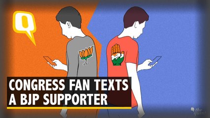 When a Congress Supporter Texted a Bhakt Friend After Elections