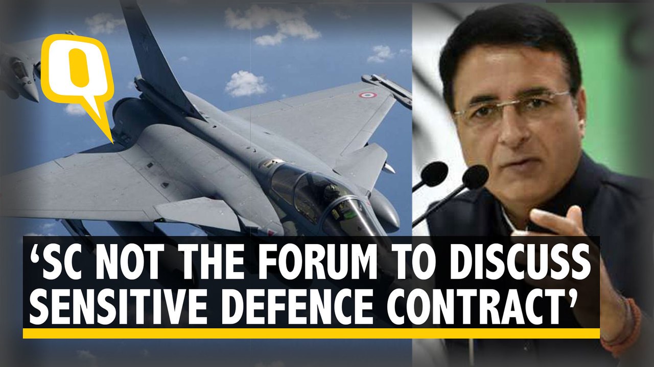 SC Verdict on Rafale is A Validation of What Cong Started Few Months Ago: Surjewala