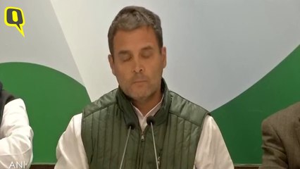 Скачать видео: Rahul Gandhi Raises Questions After SC's Rafale Verdict