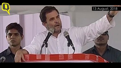 A Not so Unsuitable Boy: How Rahul Gandhi Performed in 2018 | The Quint