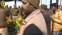 Mortal remains of Head Constable Suresh Vats, who was killed in stone pelting incident in Ghazipur