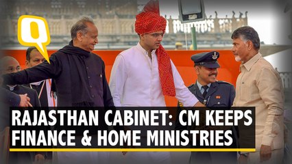 Rajasthan Cabinet: CM Gehlot Keeps Finance and Home Ministry