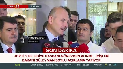 HDP'li 3 belediye başkanının görevden alınması