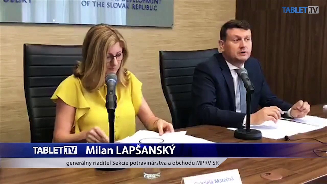 ZÁZNAM: TK Ministerstva pôdohospodárstva a rozvoja vidieka SR