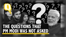 The Quint Asks Questions That PM Modi Wasn’t Asked