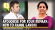 NCW Sends Notice to Rahul for ‘Misogynistic’ Remarks Against Sitharaman