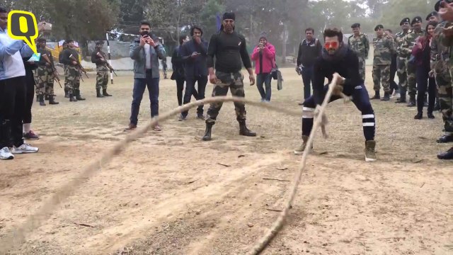 When TV Host Manish Paul Met Talented BSF Jawans in Jammu